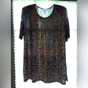 Jostar Animal Print Short Sleeve Top
